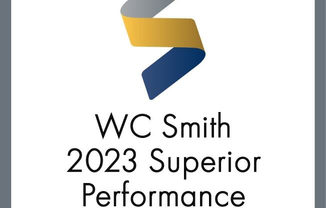 2023 wc smith performance award winner