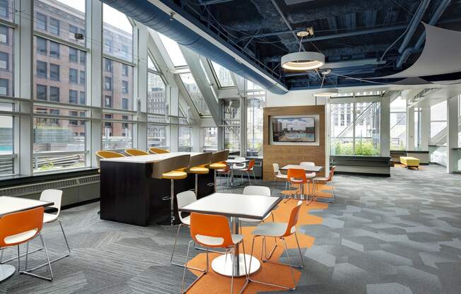 Galtier Towers Apartments in Lowertown, St. Paul, MN Stylish Clubhouse