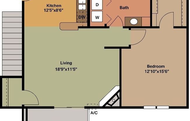 1 bed, 1 bath, 776 sqft, $1,010, Unit 205-06