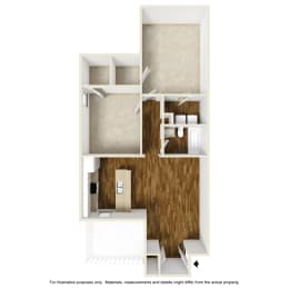 2 beds, 1 bath, 980 sqft, $1,263