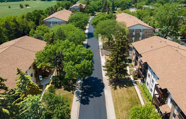 Drone View Of Property at Emerald Pointe Apartments, Vernon Hills, IL