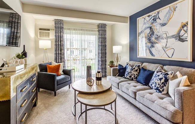 Living Room at Orion ParkView, Mount Prospect, IL, 60056