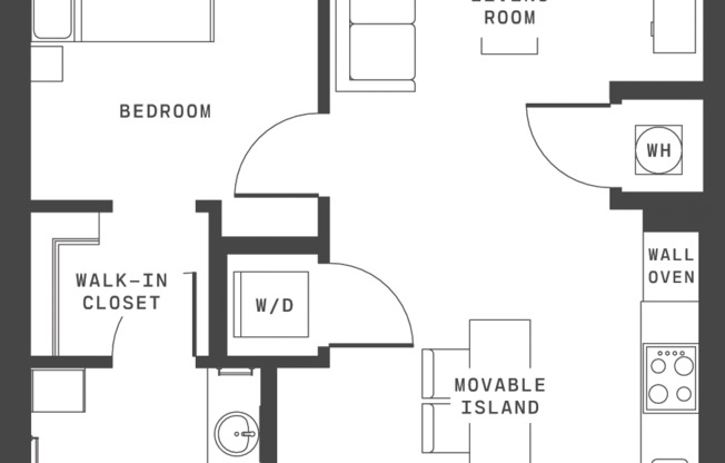 1 bed, 1 bath, 741 sqft, $3,075, Unit 4283