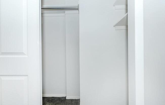 a refrigerator with the door open