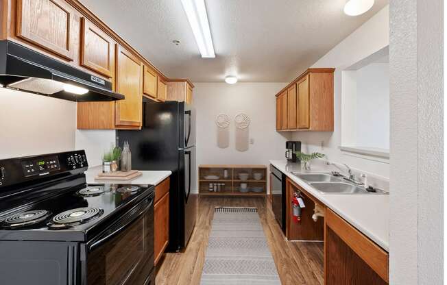 Virtually Staged Kitchen at Chapel Ridge of Gallatin, TN 37066