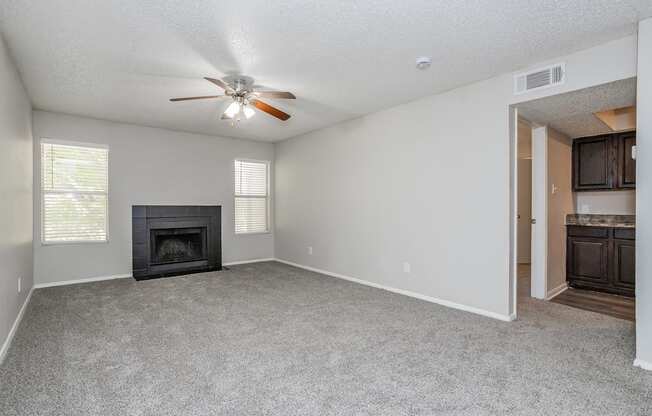 Oak Tree Village Living Room (3 Bedroom)