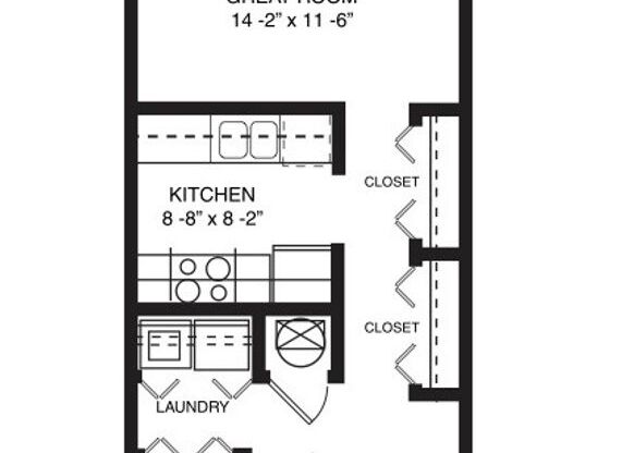 1 bed, 1 bath, 639 sqft, $1,085, Unit CT-10