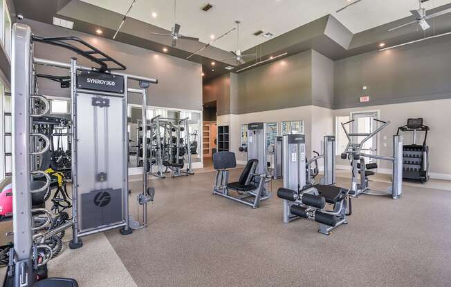 Professional Fitness Center at Lenox Luxury Apartments in Riverview FL