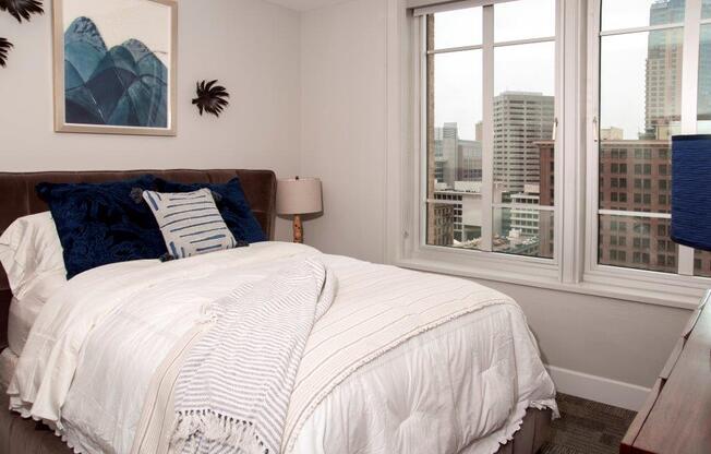 Comfortable Bedroom at Custom House, Minnesota, 55101