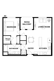 1 bed, 1 bath, 834 sqft, $2,834