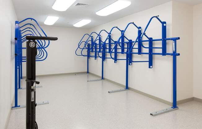 Bike storage at 735 Truman, Hyde Park, 02136