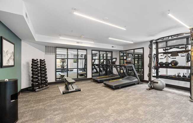 Fitness Center at 128 on State Apartments in Kirkland, WA 98033