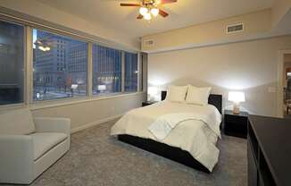 Bedroom at Residences At 1717, Cleveland, OH, 44114