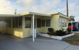 1 bedroom 1 bath + bonus room in a 55+ community
