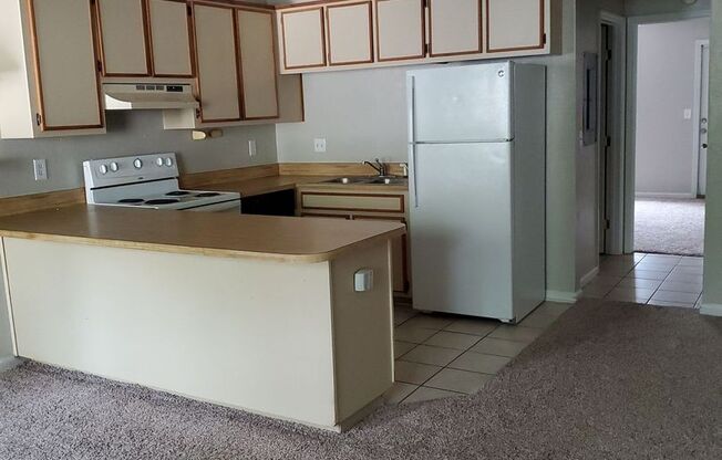 1 bedroom/1 bath with new paint & carpet