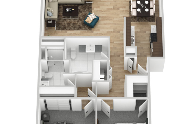 2 beds, 2 baths, 1,139 sqft, $1,649, Unit 182-120