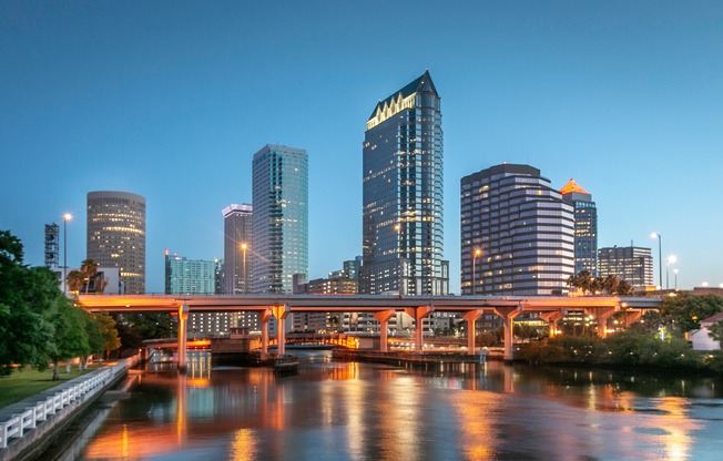 Tampa, Florida skyline view