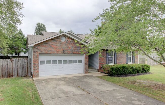 Sweet 3 bed 2 ba with awesome floor plan, fresh paint, cozy fireplace, covered deck and more.