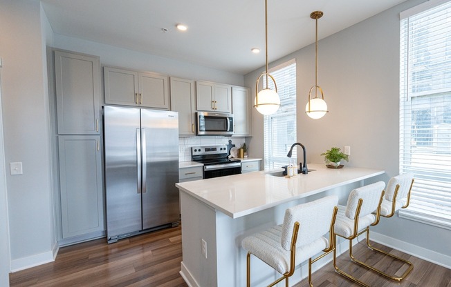 Model Kitchen From Living Room