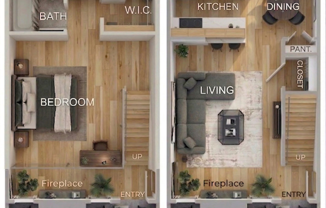 1 bed, 1 bath, 799 sqft, $850, Unit 035