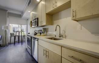 The Mercer_Mercer Island WA_Apartment Master Kitchen Counter