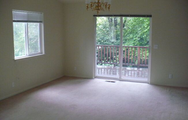 Four Bedroom w/ fenced yard, large garage
