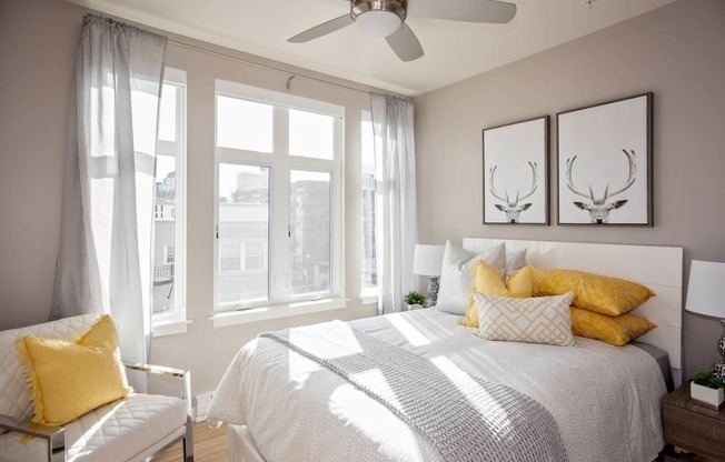 North Hollow Apartments Model Bedroom