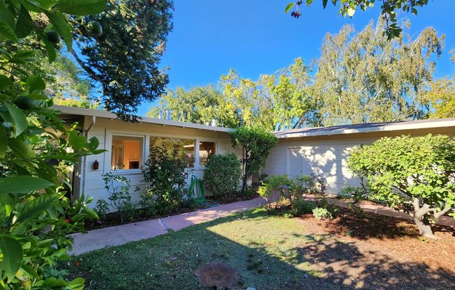 Charming three-bedroom, two-bath home in Midtown Palo Alto.