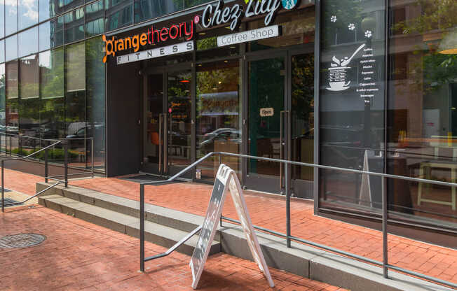 Conveniently close to gyms and eateries including Orangetheory and Chez Lily Coffee along I Street.