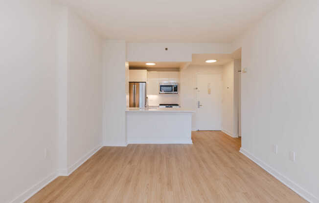 Living Room with Hard Surface Flooring