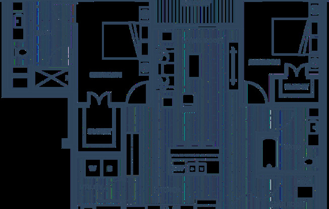 2 beds, 2 baths, 1,198 sqft, $2,100, Unit 2201