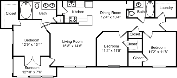 3 beds, 2 baths, 1,428 sqft, $1,617