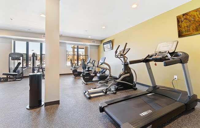 Fitness Center at Harbor at Twin Lakes 55+ Apartments, Minnesota, 55113