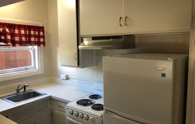 North side, quiet and spacious one bedroom is walking distance to the north side of the UC Berkeley Campus.