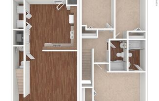 3 beds, 2.5 baths, 1,214 sqft, $1,333