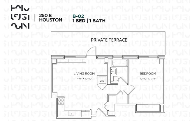 1 bed, 1 bath, $5,600, Unit 2B