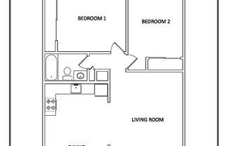 2 beds, 1 bath, 940 sqft, $1,695