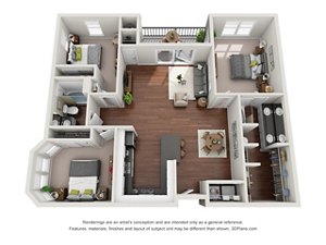 3 beds, 2 baths, 1,361 sqft, $2,084