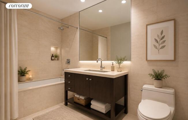 1 bed, 1 bath, 889 sqft, $5,900, Unit 20A