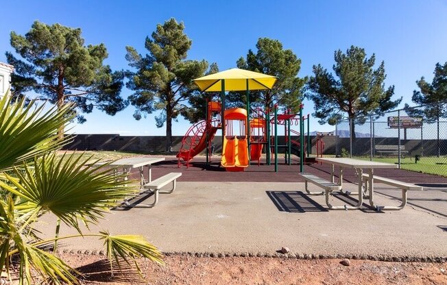 Community playground area