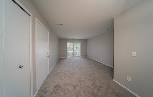 bedroom with closet and window