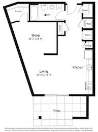 Studio, 1 bath, 560 sqft, $1,704