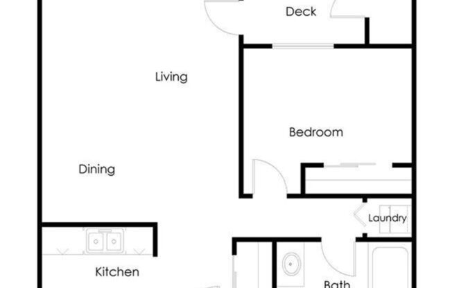 1 bed, 1 bath, 625 sqft, $926