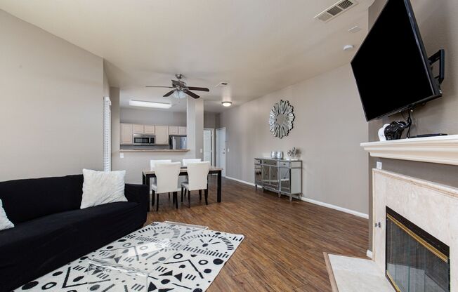 Furnished two bedroom in upscale guard gated SW community.