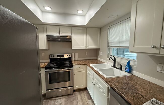2/1 UPDATED UNIT in a Triplex