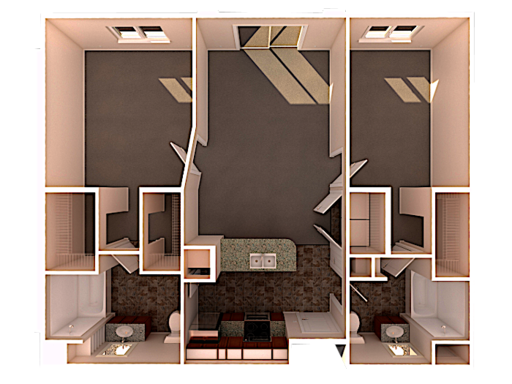 2 beds, 1 bath, 1,004 sqft, $1,450, Unit Apply For Future Vacancies