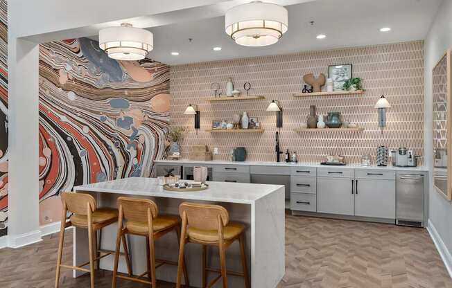 Clubroom Kitchen at The Orchard, Ohio