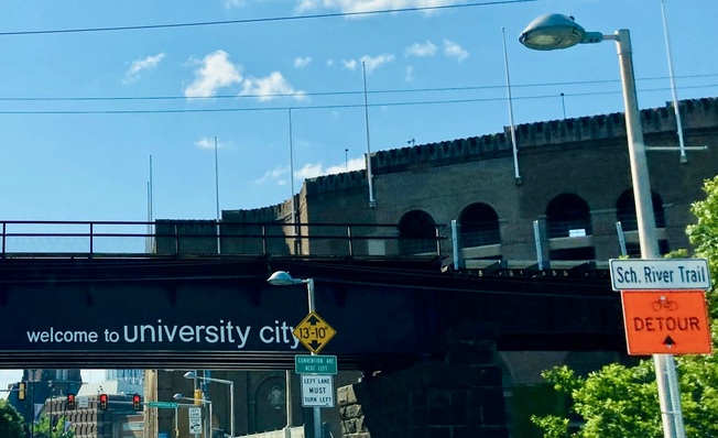 University City Sign near River Trail