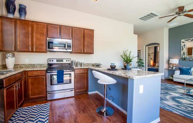 Kitchen at Avilla Preserve in Tucson Arizona