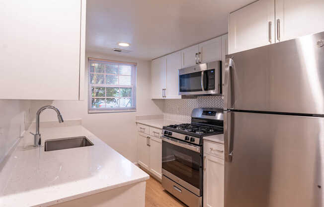 Kitchen with Stainless Steel Appliances